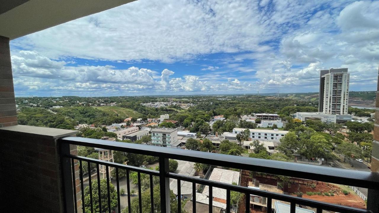 Апартаменты Lindissimo Apt No Ultimo Andar No Centro De Foz Com Vista Incrivel Фос-ду-Игуасу Экстерьер фото